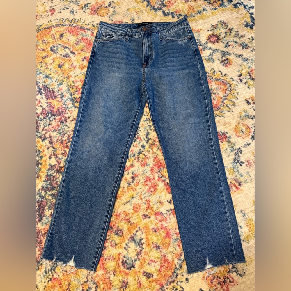 Just Black Dark Blue Straight Leg Jeans